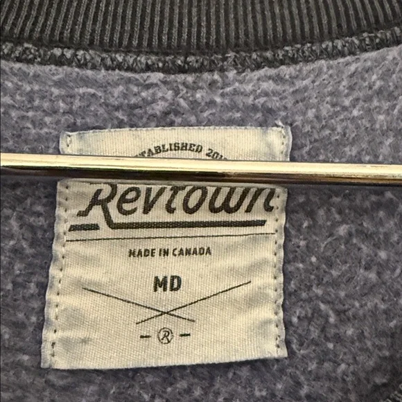 Revtown Gray Sweatshirt with Black Trim - Picture 2 of 8
